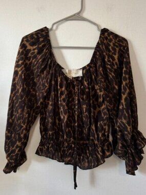 Jen's Pirate Booty Animal Print Top